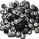 100pcs 2 Holes Mixed Color Round Resin Button Sewing Accessories