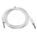 4 Pole 1m 3.5mm Male Record Car Aux Audio Cord Headphone Connect Cable