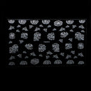 Silver Hollow Out Butterfly 3D Nail Art Stickers Decal Decoration