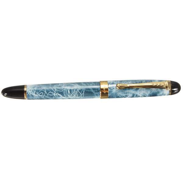 Jinhao X450 Sky Blue Marbled 18KGP Medium Nib Fountain Pen