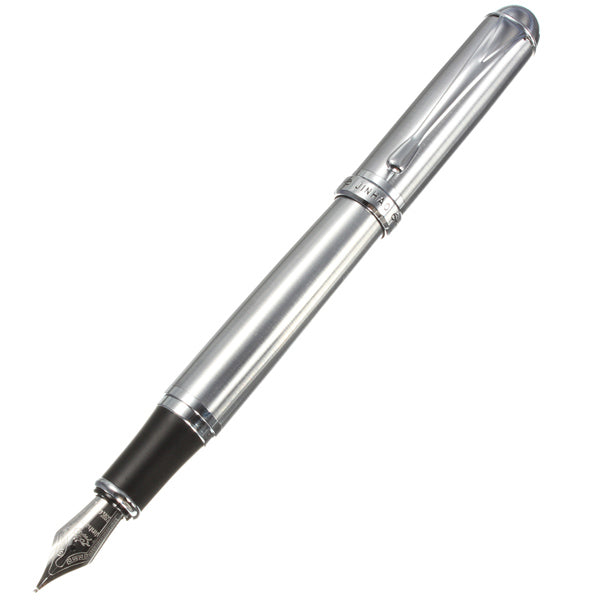Jinhao X750 Valued Silver Stainless  M Nib Fountain Pen