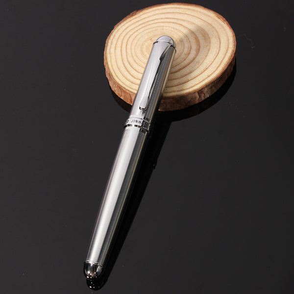 Jinhao X750 Valued Silver Stainless  M Nib Fountain Pen
