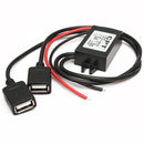 15W Dual USB Power Adapter Converter Car Charger For Phone
