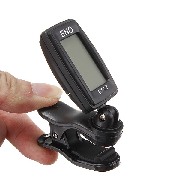 ENO ET-37 LCD Clip-on Electronic Guitar Bass Violin Ukulele Tuner