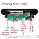 bluetooth MP3 WMA Decoder Board 12V Wireless Audio Module USB TF Radio