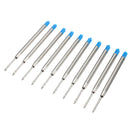 10PCS Blue Ballpoint Refills for Parker Style Ink