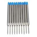 10PCS Blue Ballpoint Refills for Parker Style Ink