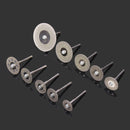 Drillpro 10pcs Diamond Cutting Discs Cut Off Wheel Set For Dremel Rotary Tool Saw Blade