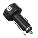 Auto Car Red Led Digital Display 2 In 1 Dual Volt Meterr Thermometer 12V