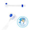 Waterproof Rotation Ultrasonic Electric Toothbrush With 3pcs Replacement Brush Head