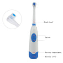 Waterproof Rotation Ultrasonic Electric Toothbrush With 3pcs Replacement Brush Head