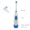 Waterproof Rotation Ultrasonic Electric Toothbrush With 3pcs Replacement Brush Head