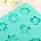 3D Flower Cake Mold Silicone 11 Holes Fondant Mould