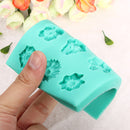 3D Flower Cake Mold Silicone 11 Holes Fondant Mould