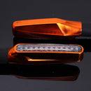 4pcs Orange Motorcycle LED Turn Signal Indicator Blinkers Amber Light