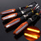 4pcs Orange Motorcycle LED Turn Signal Indicator Blinkers Amber Light