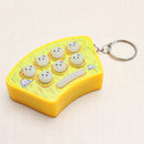 Mini Whack-A-Mouse Mole Attack Game Key Chain Amusement Game