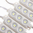 10pcs Molding Waterproof 3LED 5050 SMD Module Light White/Warm White