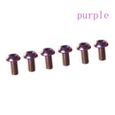 Bicycle Titanium Alloy Screw Bolt M510mm for Bike Brake Disc 5 Color