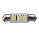 36mm 3SMD 5050 LED Car Auto Dome Festoon Interior Light Bulb White