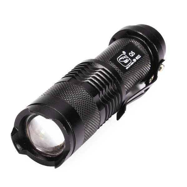 Smiling Shark SS-8022 Q5 3modes Zoomable Mini LED Flashlight