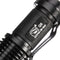 Smiling Shark SS-8022 Q5 3modes Zoomable Mini LED Flashlight