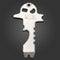 Skull EDC Outdooors Tool Opener Pry Screwdriver Crowbar Camping Tool