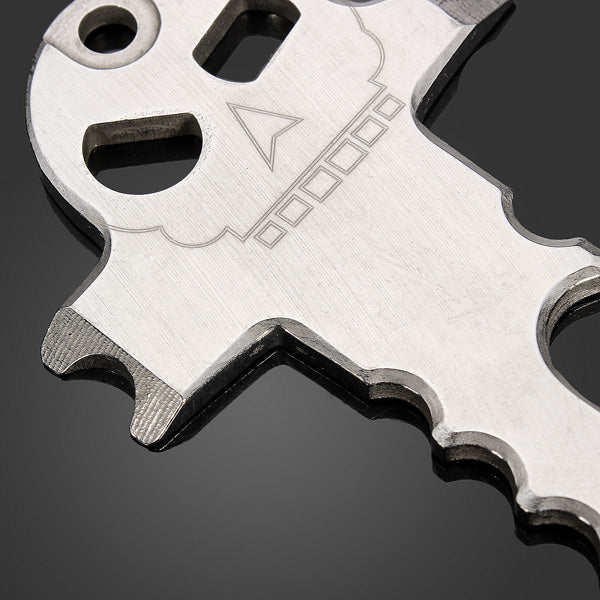 Skull EDC Outdooors Tool Opener Pry Screwdriver Crowbar Camping Tool