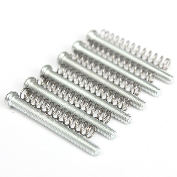 Silver Screws Springs Sets Kits Guitar Humbucker Pickup Mounting