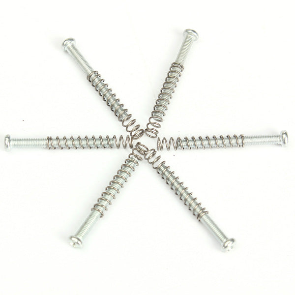 Silver Screws Springs Sets Kits Guitar Humbucker Pickup Mounting