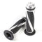 CNC Aluminum Motorcycle Handlebar Gel Hand Grips Bar Rubber