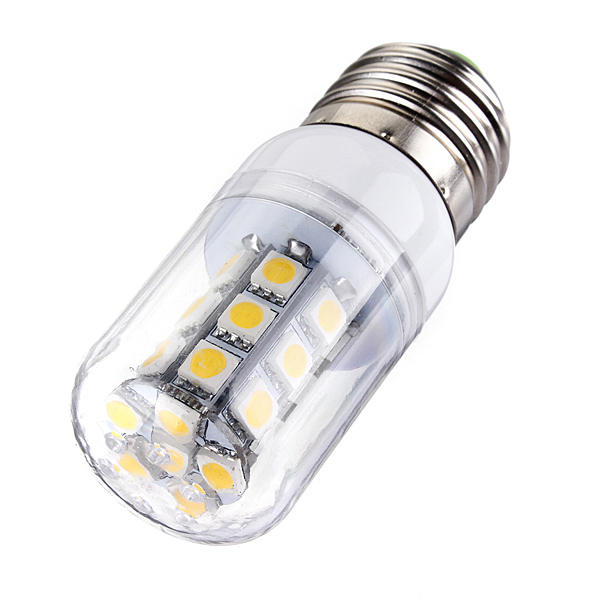 E27 LED Bulbs 12V 3W 27 SMD 5050 White/Warm White Corn Light