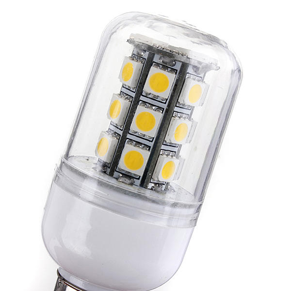 E14 LED Bulbs 12V 3W 27 SMD 5050 White/Warm White Corn Light