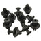10PCS Front Rear Bumper Fascia Clips Push Type Retainer For GM Subaru