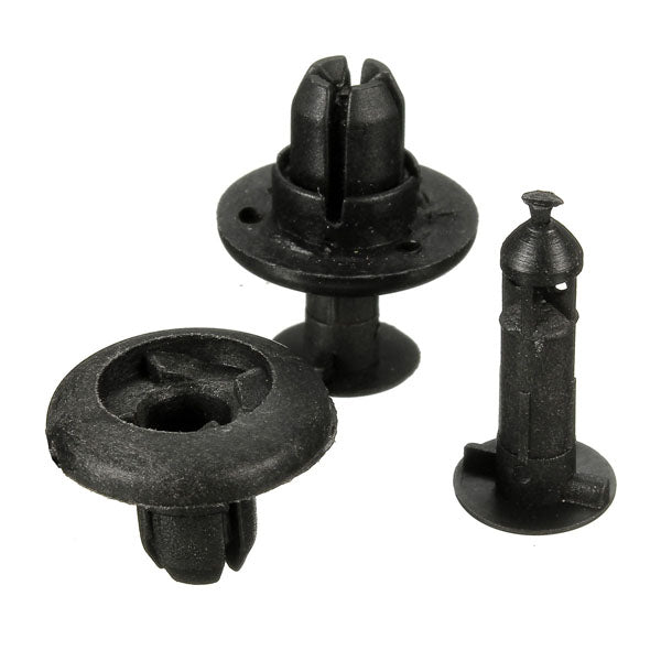 10PCS Front Rear Bumper Fascia Clips Push Type Retainer For GM Subaru