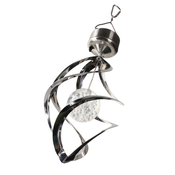 Solar Powered-led Wind Chimes Wind Spinner Outdooors Garden Courtyard