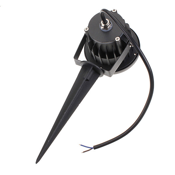 10W LED Flood Spotlight With Cap For Garden Yard Path IP65 AC 85-265V