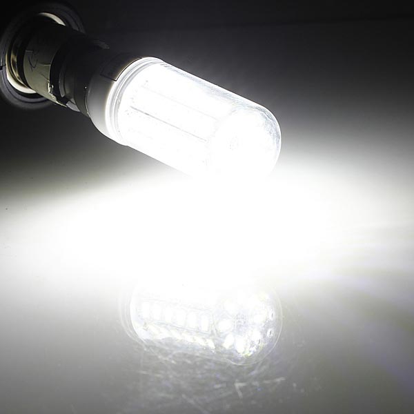 E27 6W 56 SMD 5730 LED Ultra Brigh Cover Corn Bulb AC 220V