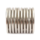 10PCS 25x2mm N35 Strong Round Rare Earth Neodymium Magnetic Toys