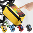 ROSWHEEL Bicycle Mobile Phone Touch Screen Bag Frame Tube Bag