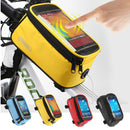ROSWHEEL Bicycle Mobile Phone Touch Screen Bag Frame Tube Bag