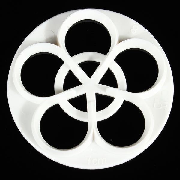 6Pcs Plum Flower Fondant Cake Sugarcraft Cutter Mold