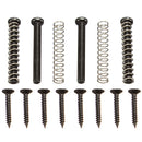 Guitar Humbucker Pickup Screws Kit Mounting Screws With Springs Black