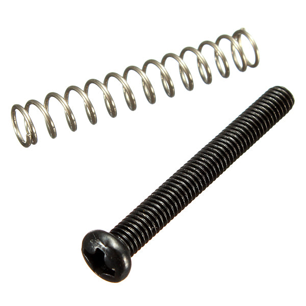 Guitar Humbucker Pickup Screws Kit Mounting Screws With Springs Black