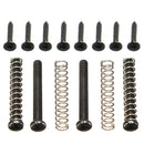 Guitar Humbucker Pickup Screws Kit Mounting Screws With Springs Black