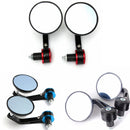 7/8 inch Motorcycle Motor Bike Bar End Rear View Mirror Rrounded