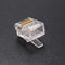 50PCS RJ12 Modular Cable Head Plug Ethernet Plated Network Connector