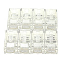 50PCS RJ45 Plug Ethernet Gold Plated Network Connector