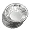 125Pcs  Disposable Round Silver Foil Baking Cookie Cup Cake Tart Mold