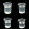 Laboratory Kitchen Test Plastic Beaker Measuring Cup 50 100 150 250ml
